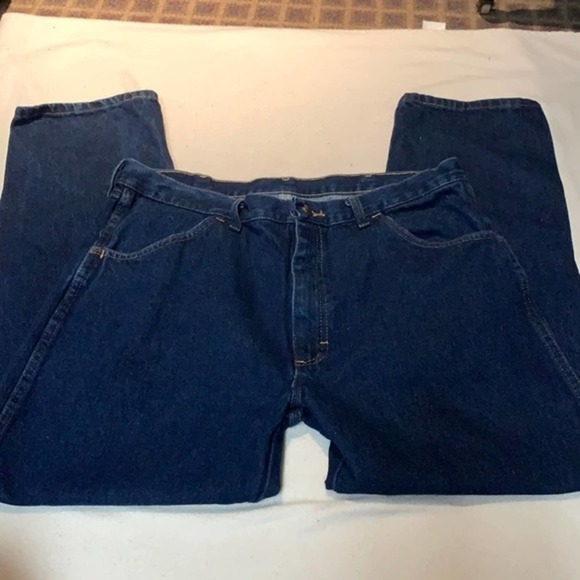 Rustler Mens Regular Fit Blue Jeans. Size 38x30 - Picture 1 of 5